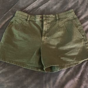 Target Universal Thread Green A-Line shorts